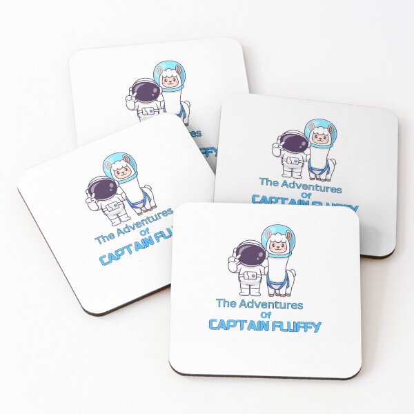 Item preview, Space Trek with an Alpaca, The Adventures of Captain Fluffy Tee, Llama in Space Gift designed and sold by Terry-Salsa.