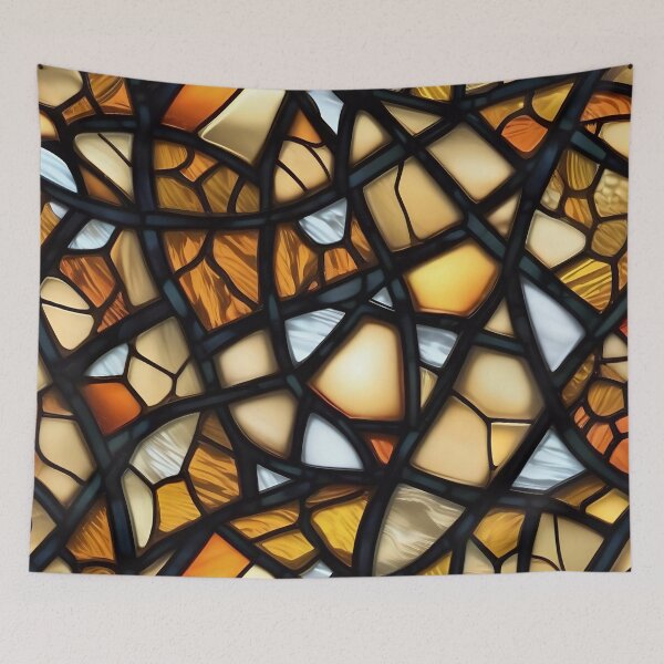 Item preview, Abstract Stained Glass Pattern Design designed and sold by TheArtOfPat.