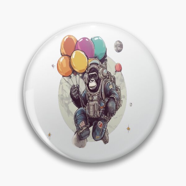 Item preview, gorilla astronaut in space cool design designed and sold by Hanebs.