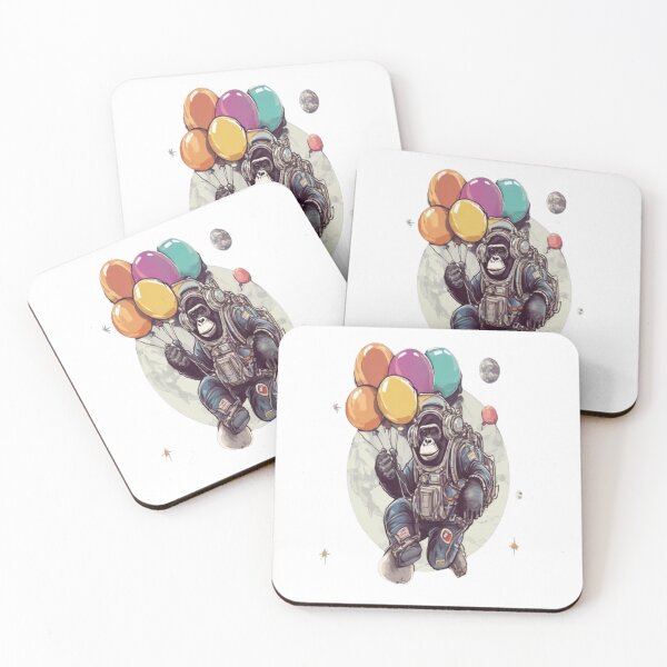 Item preview, gorilla astronaut in space cool design designed and sold by Hanebs.