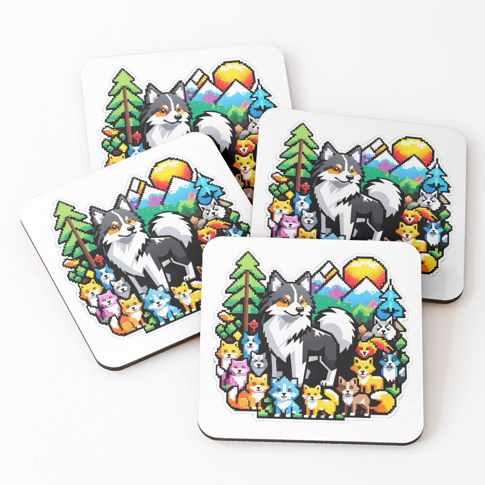 Item preview, Coasters (Set of 4) designed and sold by Stay-Pawsitive.