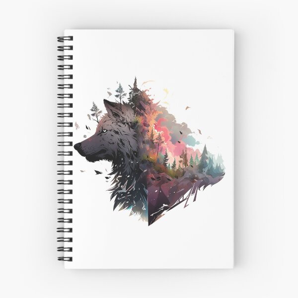 Item preview, wolf face designed and sold by maniabx.