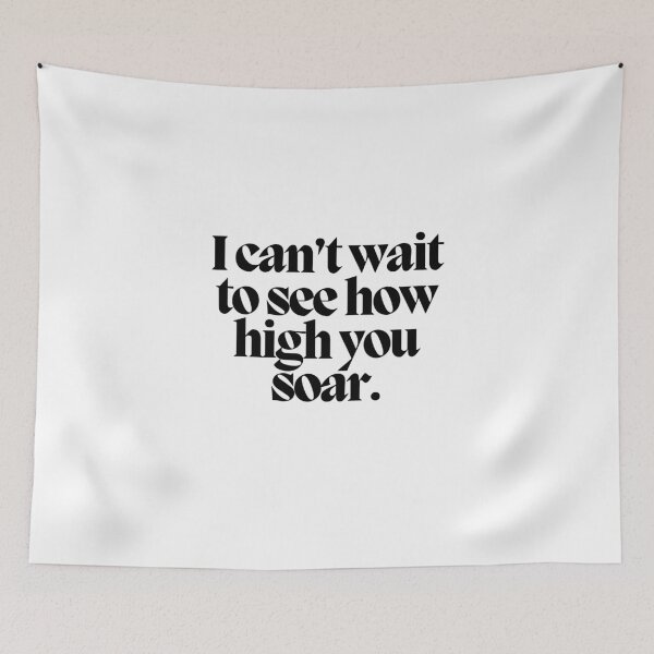 Item preview, I can't wait to see how high you soar.  designed and sold by CharmStudio.