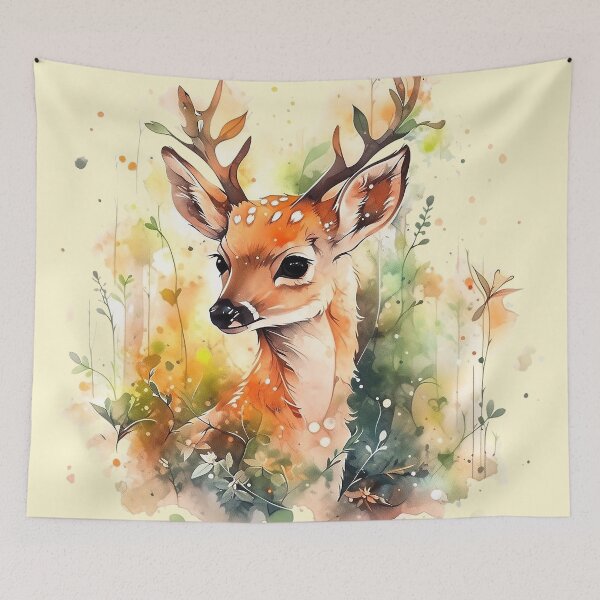 Item preview, deer cute animal designed and sold by maniabx.