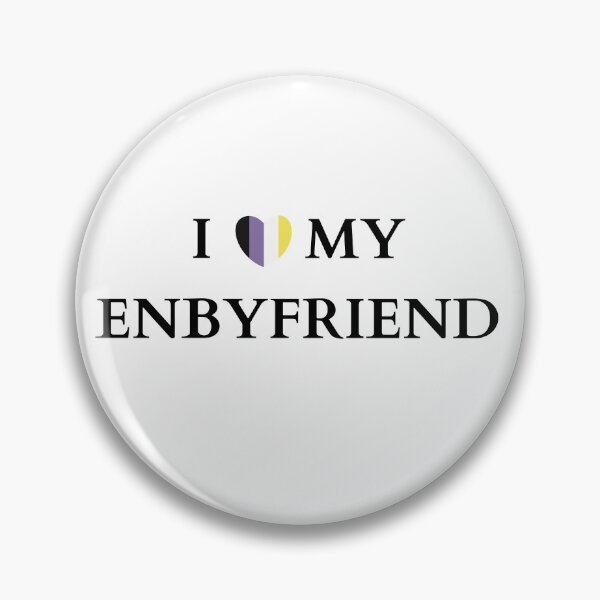 Item preview, I LOVE MY ENBYFRIEND designed and sold by LittleLizzard.