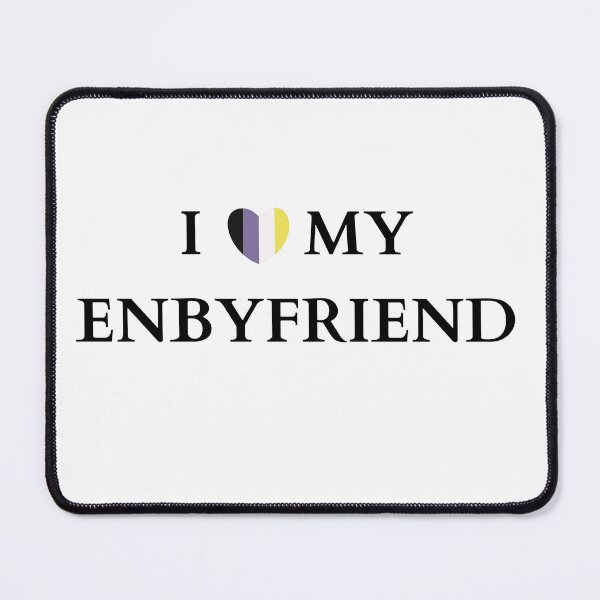 Item preview, I LOVE MY ENBYFRIEND designed and sold by LittleLizzard.