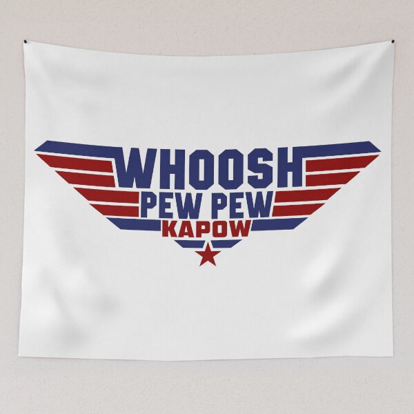 Item preview, Whoosh Pew Pew Kapow designed and sold by ThomasKadmon.