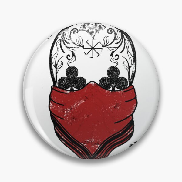 Item preview, card of clubs with a skull designed and sold by KalpeaTytto.