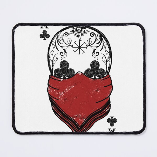 Item preview, card of clubs with a skull designed and sold by KalpeaTytto.