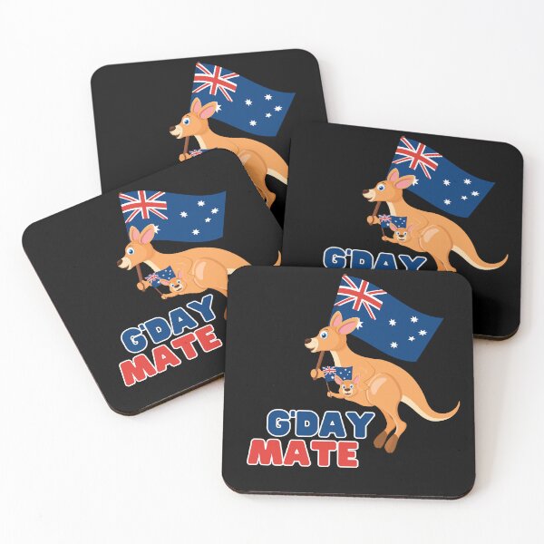 Item preview, Australia G'day Mate Funny Kangaroo Design  designed and sold by MateZone.