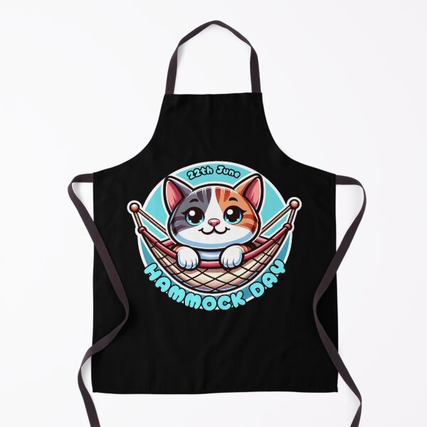 Item preview, Hammock Day 22th June Cute Cat designed and sold by SeledineArt.