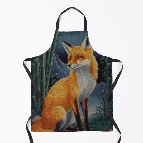 Item preview, Fox in bamboo forest in Japanese style designed and sold by WildernessTints.