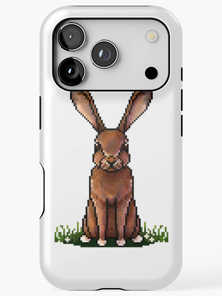 Thumbnail 1 of 4, iPhone Case, Pixel Rabbit designed and sold by EmHurst10.