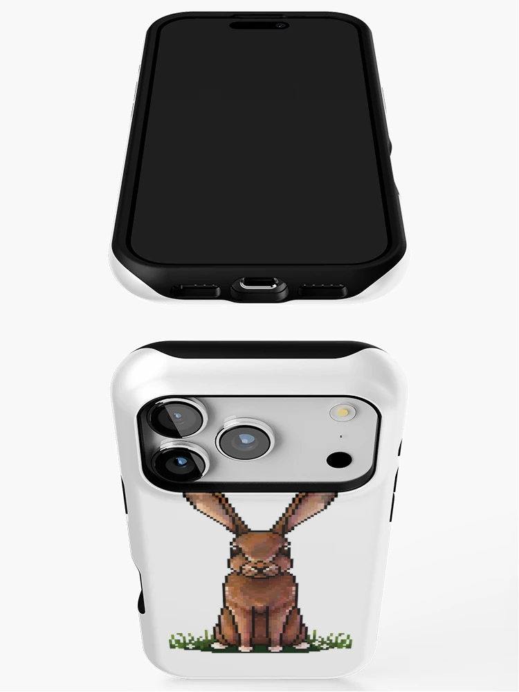 Thumbnail 3 of 4, iPhone Case, Pixel Rabbit designed and sold by EmHurst10.