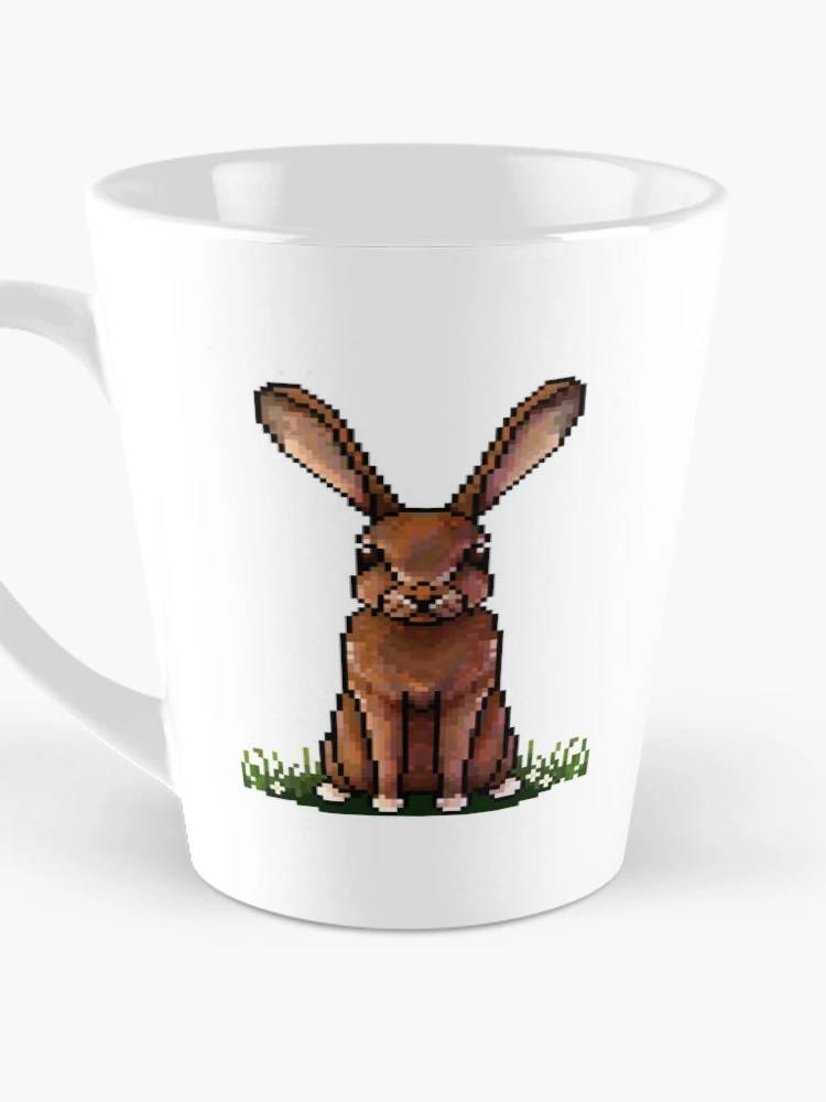 Thumbnail 3 of 4, Coffee Mug, Pixel Rabbit designed and sold by EmHurst10.