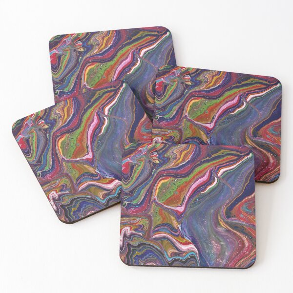 Item preview, Queen For A  Day 1 Wild Colorful Acyrlic Abstract designed and sold by Doug  Siegel.