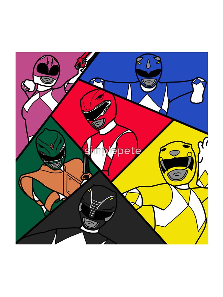 Imagen 4 de 4, Funda de iPhone con la obra Arte pop de Mighty Morphin, diseñada y vendida por simplepete.