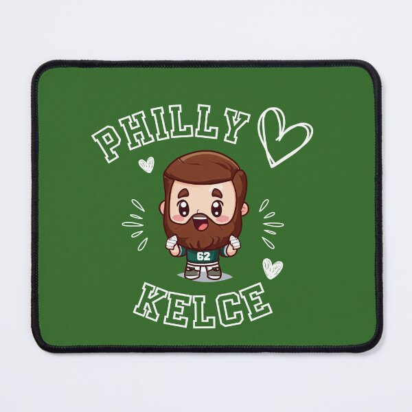 Item preview, Philly Loves Jason Kelce New Heights Kawaii Philadelphia Eagles Kelly Green designed and sold by Neopian Eagle.