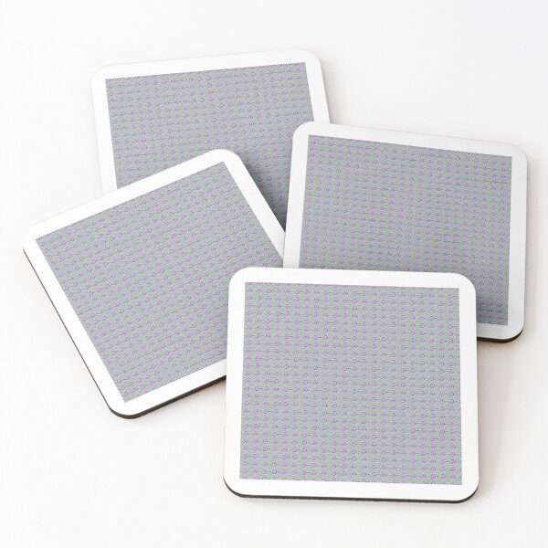 Item preview, Purple & Green Alternating Wave Swirls Grey Enduring Stencils designed and sold by Alchemy-A-La-G.