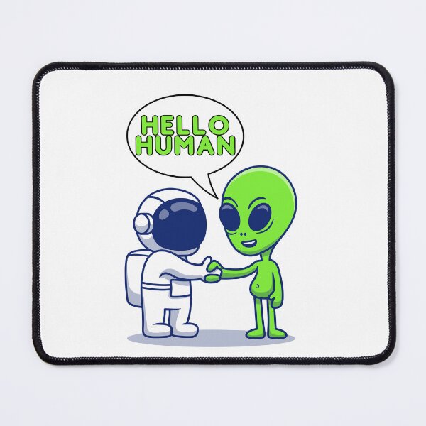 Item preview, Alien Encounter, Universal Salute Tee, Galactic Welcome Gift designed and sold by Terry-Salsa.