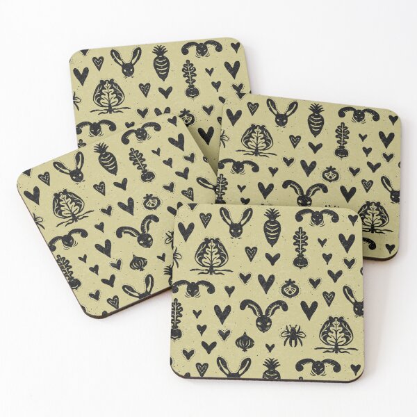 Item preview, Garden Things - Gold + Coal designed and sold by Irene Estelle.