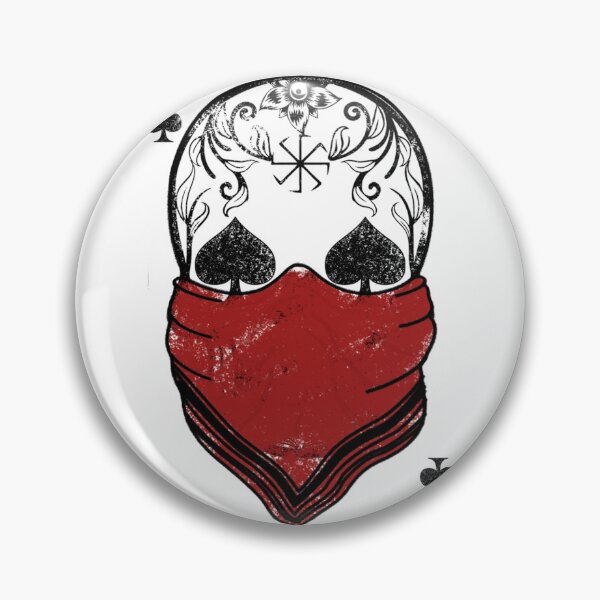 Item preview, spade card with skull designed and sold by KalpeaTytto.