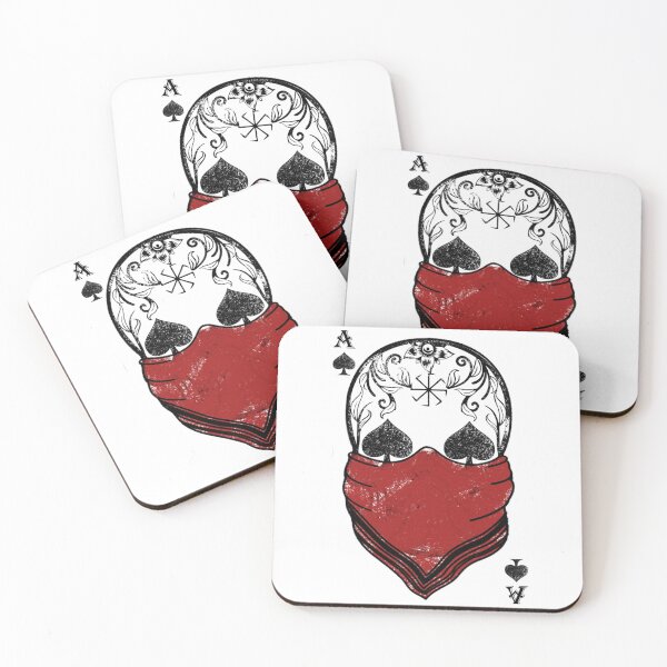 Item preview, spade card with skull designed and sold by KalpeaTytto.