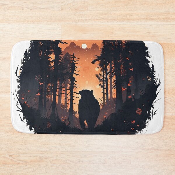 Item preview, bear in forest designed and sold by maniabx.