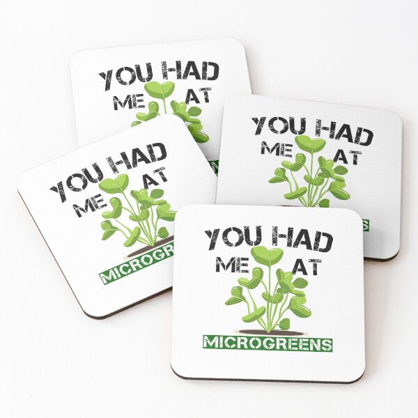 Item preview, You Had Me At Microgreens Funny Gardening designed and sold by SharpThreadZ.