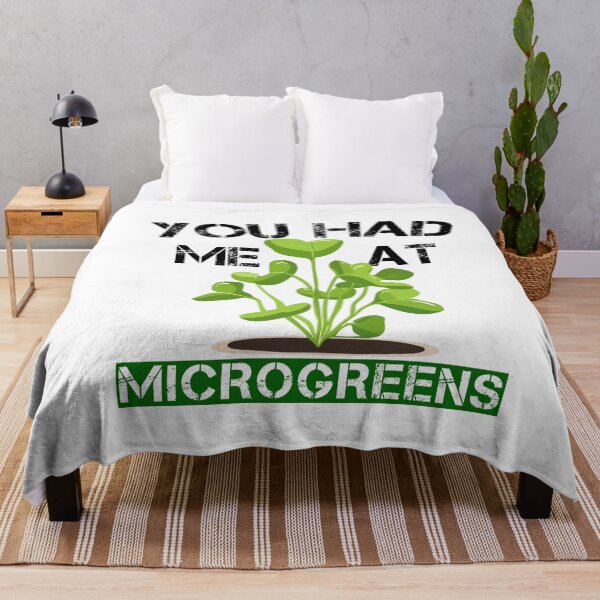 Item preview, You Had Me At Microgreens Funny Gardening designed and sold by SharpThreadZ.