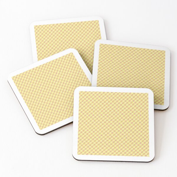 Item preview, White & Purple Alternating Wave Swirls Yellow Enduring Stencils designed and sold by Alchemy-A-La-G.