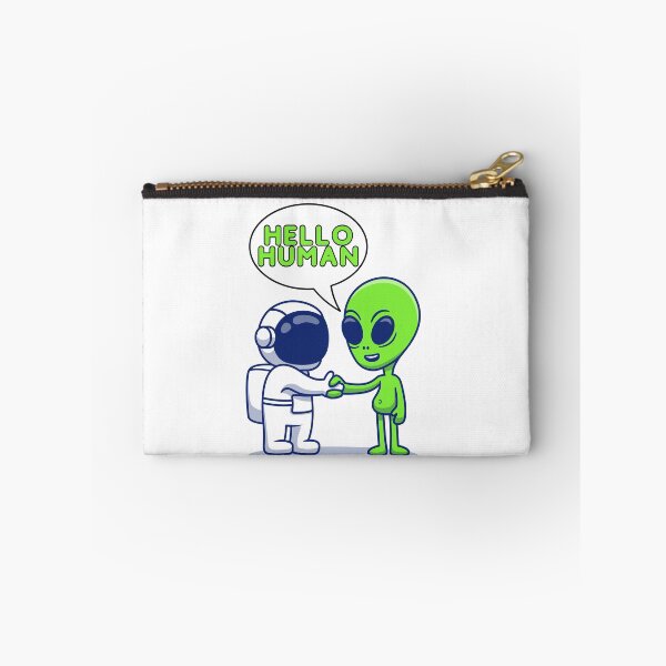 Item preview, Alien Encounter, Universal Salute Tee, Galactic Welcome Gift designed and sold by Terry-Salsa.