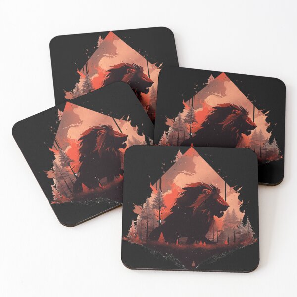 Item preview, wild lion designed and sold by maniabx.