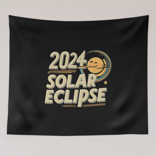 Item preview, "2024 Solar Eclipse Tee: Retro Cool for All Ages!" designed and sold by walidsam07.