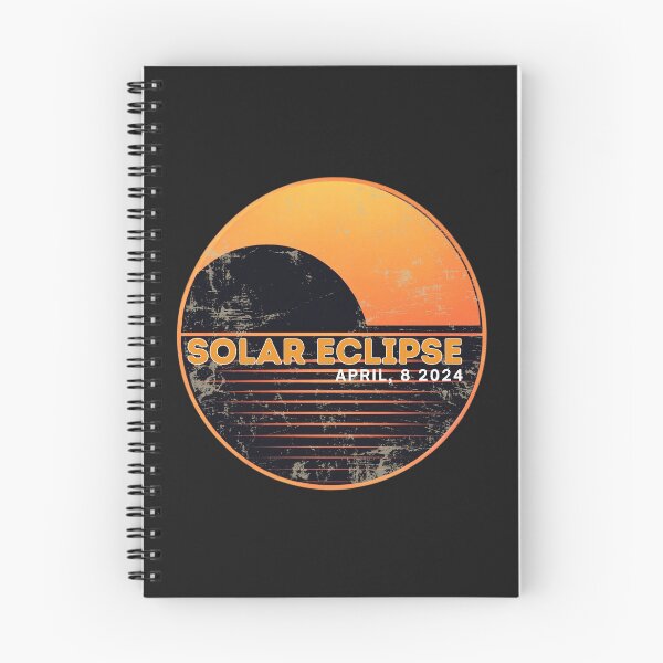 Item preview, RETRO SOLAR ECLIPSE 2024 designed and sold by LOLANeshop.