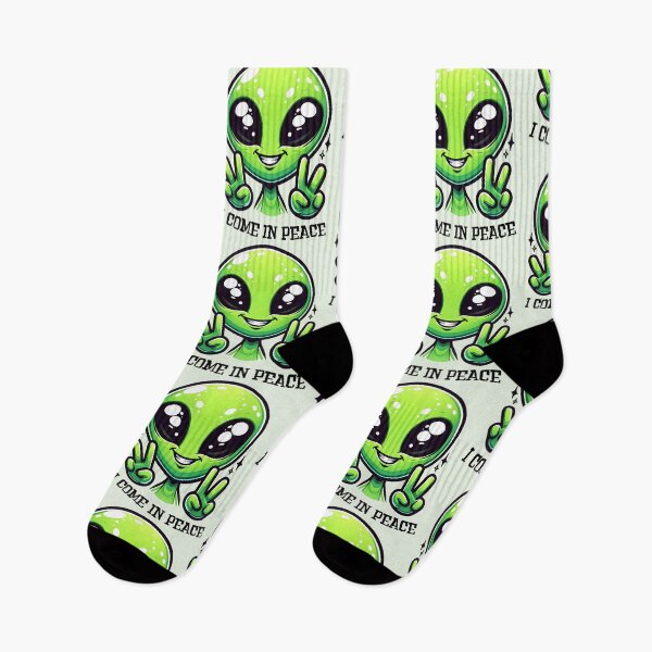 Item preview, Alien, "I come in peace" designed and sold by Margival.
