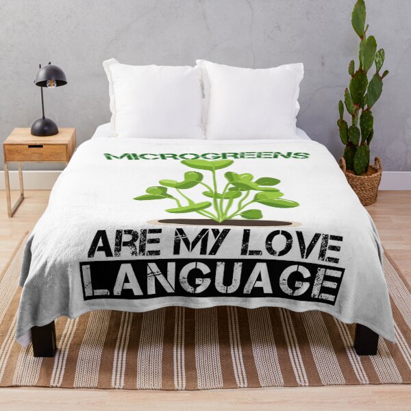 Item preview, Microgreens Are My Love Language Funny Farming designed and sold by SharpThreadZ.