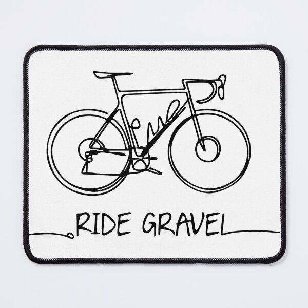 Item preview, Ride Gravel line art designed and sold by mergmart.