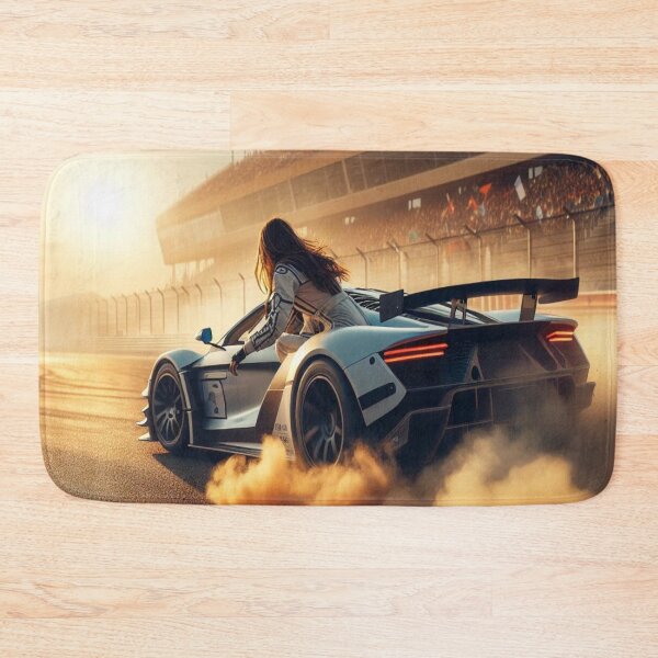 Item preview, car racer cartoon designed and sold by HossamEssam.