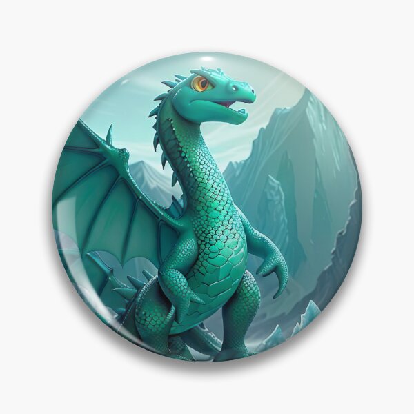 Item preview, Majestic anime water dragon - an icy adventure on a frozen lake designed and sold by Frostquest.