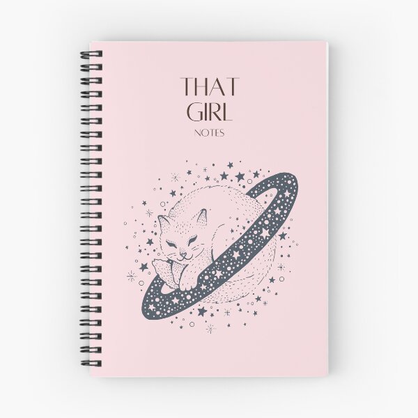 Item preview, THAT GIRL NOTES NOTEBOOK designed and sold by Vibe Art.