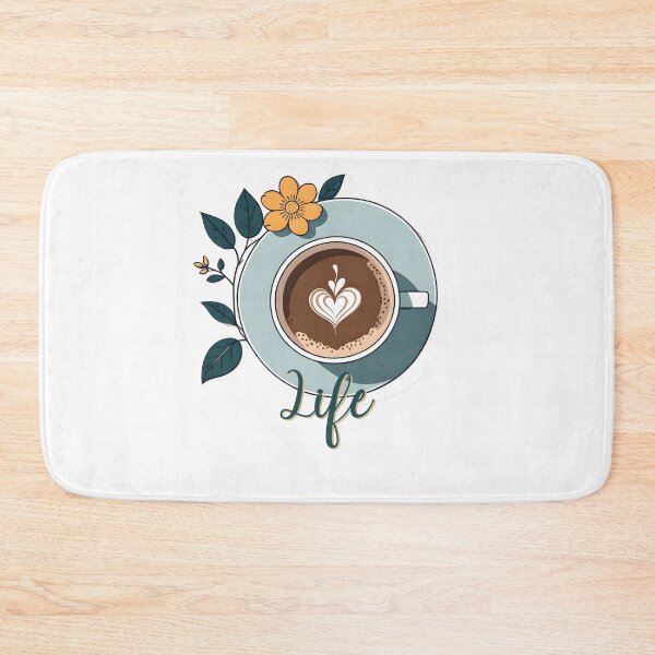 Item preview, COFEE lover Aesthetic floral designed and sold by CaffeineDose.