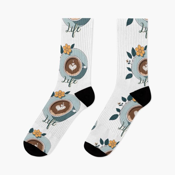 Item preview, COFEE lover Aesthetic floral designed and sold by CaffeineDose.