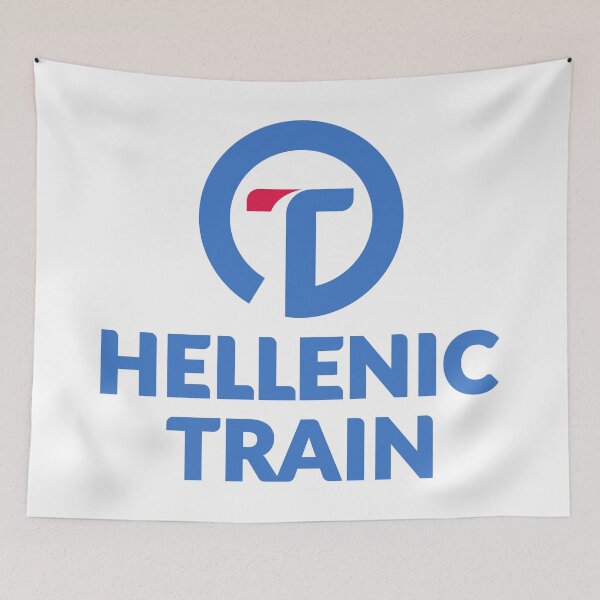 Item preview, Greece Hellenic Train Logo designed and sold by Maljonic.