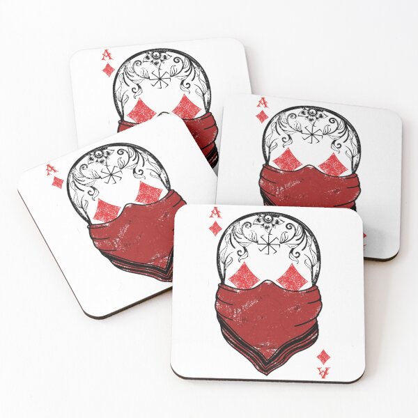 Item preview, Diamond card with skull designed and sold by KalpeaTytto.
