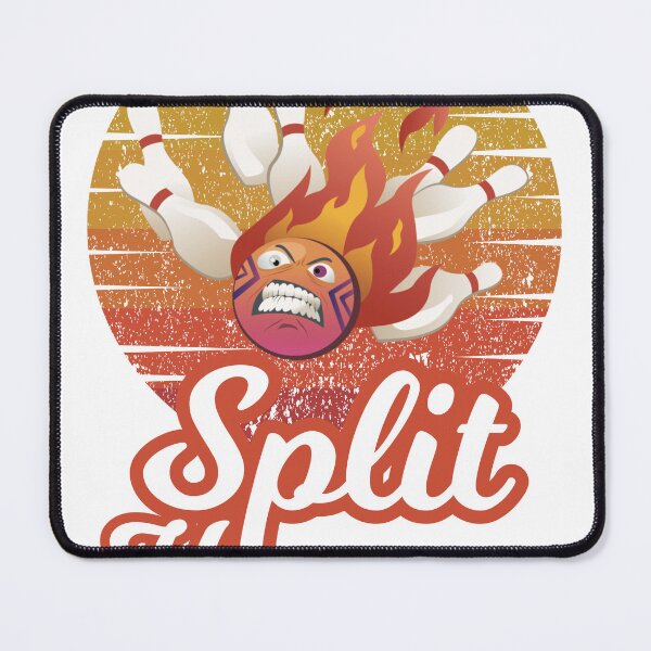 Item preview, Split Happens Funny Bowling quote designed and sold by TeeVibesshop.
