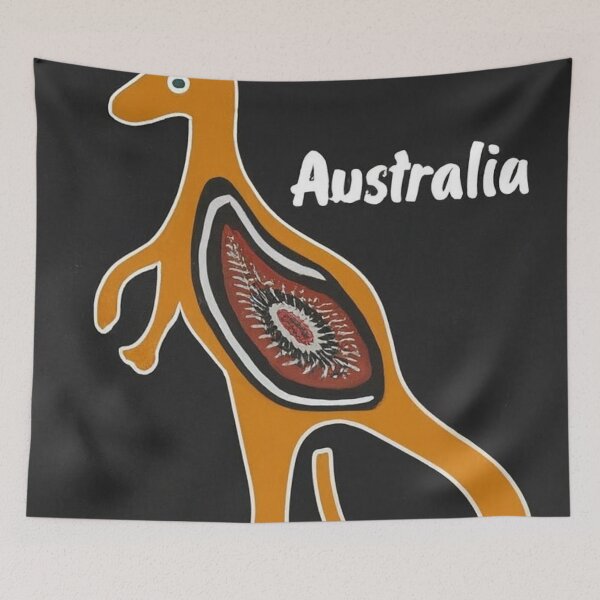 Item preview, Australia - Kangaroo designed and sold by rylalgarra.