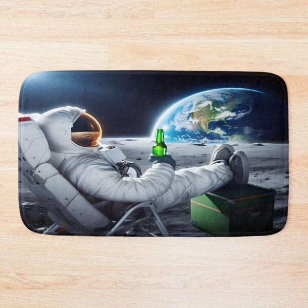 Item preview, Astronaut on the moon with beer designed and sold by Inspire-DuDe.