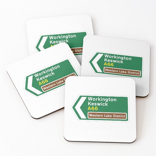 Item preview, A66 Workington & Keswick Route - Western Lake District Sign designed and sold by Cumbria Guru.