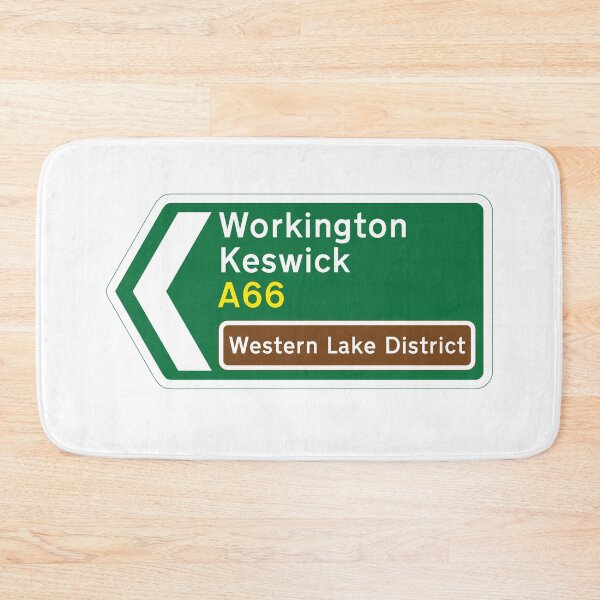Item preview, A66 Workington & Keswick Route - Western Lake District Sign designed and sold by Cumbria Guru.